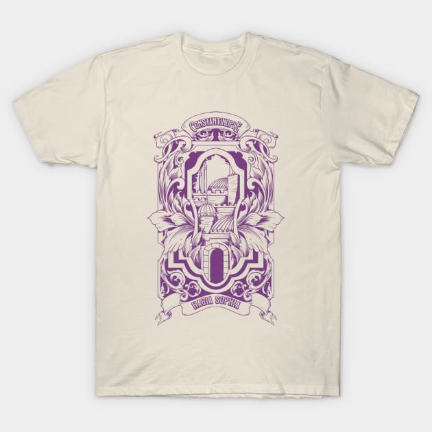 Violet Constantinople T-Shirt by mazyoy